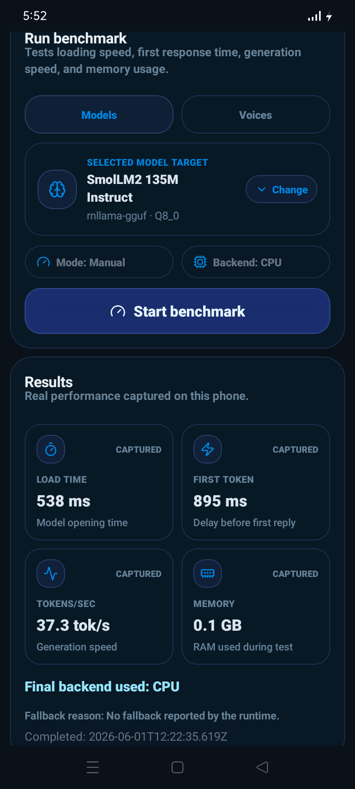 Realme C3 Q17 proof screenshot